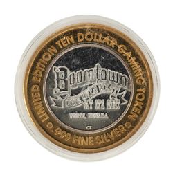 .999 Silver Boomtown Hotel & Casino Verdi, NV $10 Limited Edition Gaming Token