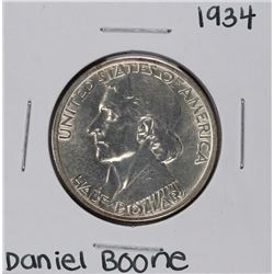 1934 Daniel Boone Commemorative Half Dollar Coin