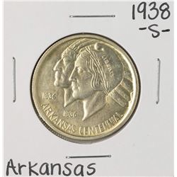 1938-S Arkansas Centennial Commemorative Half Dollar Coin