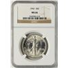 Image 1 : 1942 Walking Liberty Half Dollar Coin NGC MS66