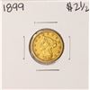 Image 1 : 1899 $2 1/2 Liberty Head Quarter Eagle Gold Coin