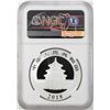 Image 2 : 2018 China Panda Silver Coin NGC MS70 Early Releases White Core