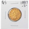 Image 1 : 1887-S $5 Liberty Head Half Eagle Gold Coin