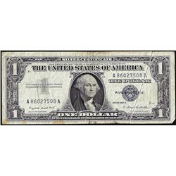 1957A $1 Silver Certificate Note Gutter Fold ERROR