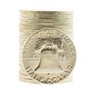Image 2 : Roll of (20) Brilliant Uncirculated 1963 Franklin Half Dollar Coins