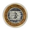 Image 1 : .999 Silver McCarran International Airport Las Vegas, NV $10 Limited Gaming Token