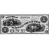 Image 1 : 1861 $1 Allegany County Bank Cumberland. MD Obsolete Note