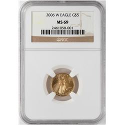 2006-W $5 American Gold Eagle Coin NGC MS69