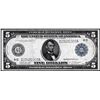 Image 1 : 1914 $5 Federal Reserve Note Cleveland