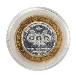 .999 Fine Silver Las Vegas Club $10 Limited Edition Gaming Token