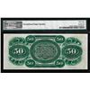 Image 2 : 1872 $50 State of South Carolina Obsolete Note PMG Superb Gem Uncirculated 68EPQ