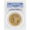Image 1 : 1907 $20 Liberty Head Double Eagle Gold Coin PCGS MS62