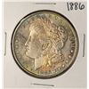 Image 1 : 1886 $1 Morgan Silver Dollar Coin Amazing Toning