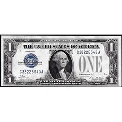 1928 $1 Funnyback Silver Certificate Note