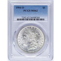 1904-O $1 Morgan Silver Dollar Coin PCGS MS62