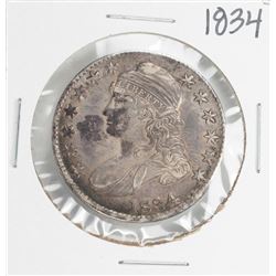 1834 Large Date Large Letters Capped Bust Half Dollar Coin