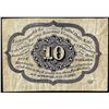Image 2 : 1862 First Issue Ten Cents Fractional Currency Note