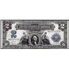 Image 1 : 1899 $2 Mini-Porthole Silver Certificate Note