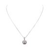 2.89 ctw Diamond Pendant And Chain - 14KT White Gold