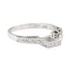 0.20 ctw Diamond Ring - Platinum and 18KT White Gold