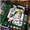 Image 3 : LOT OF GOLF SIGNS, GLOVES, AND BALLS AND CIGAR BOXES