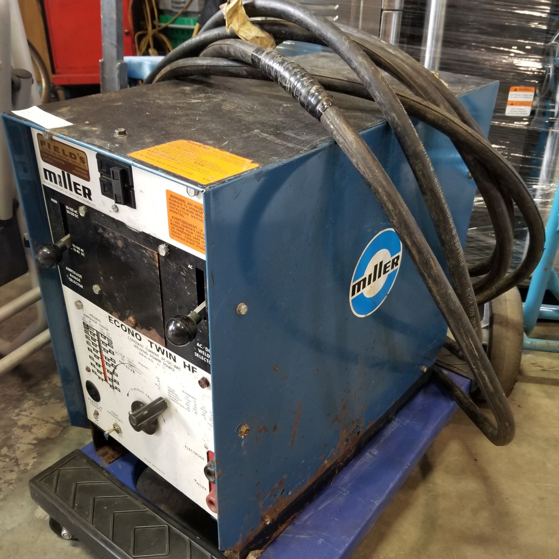 MILLER ECONO TWIN CONSTANT CURRENT AC/DC ARC WELDING POWER SOURCE JB-38
