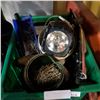 Image 1 : TOTE OF HARDWARE AND CADILLAC GRILL