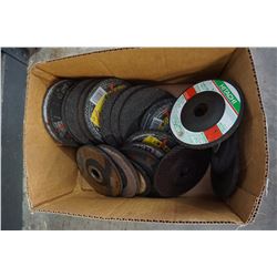 BOX OF GRINDING WHEELS