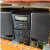 Image 2 : PRESSURE COOKER, POTS AND PANS, AND PHILLIPS BOOK SHELF STEREO