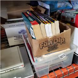 TRAY AND BOX OF SERVICE MANUALS