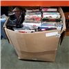 Image 1 : LARGE BOX OF DVDS AND HYLINE PROJECTOR