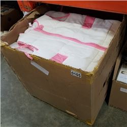BOX OF PINK BABY SLEEPERS