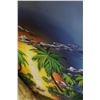 Image 4 : LOT OF NEW CANVASES, CORK BOARD, PAINTING, AND BURL PICTURE