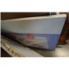 Image 5 : LOT OF NEW CANVASES, CORK BOARD, PAINTING, AND BURL PICTURE