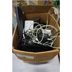 BOX OF COMPUTER ELECTRONICS