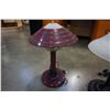 Image 2 : 2 METAL AND GLASS TABLE LAMPS