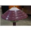 Image 3 : 2 METAL AND GLASS TABLE LAMPS