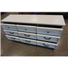 Image 2 : 9 DRAWER WHITE DRESSER AND NIGHT STAND