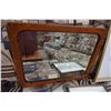 Image 2 : ANTIQUE MIRROR AND 2 DRAWINGS