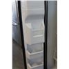 Image 8 : MAYTAG STAINLES STEEL SIDE BY SIDE FRIDGE WITH FREEZER, W/ICE/WATER DISPENSER, TESTED AND WORKING GU