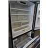 Image 2 : STAINLESS STEEL JENN-AIR REFRIDGERATOR WITH BOTTOM DRAWER FREEZER, TESTED AND WORKING GUARANTEED