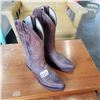 Image 1 : PAIR OF BOULET LEATHER COWBOY BOOTS, SIZE 6