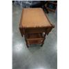 Image 2 : WOOD DROP LEAF TEA TROLLEY