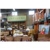 Image 2 : 3 PIECE BROWN LEATHER SOFA, LOVE SEAT AND ARMCHAIR SET