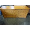 Image 1 : PINE 6 DRAWER DRESSER
