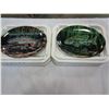 Image 1 : 2 BRADFORD EXCHANGE FISH COLLECTOR PLATES WITH COAS