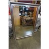 Image 1 : GREY FRAMED BEVELLED WALL MIRROR