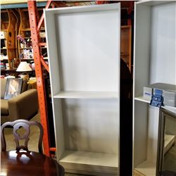 7FT WHITE BOOKSHELF