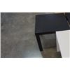 Image 2 : 2 BLACK AND 1 WHITE IKEA END TABLES