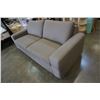 Image 2 : GREY UPHOLSTERED PILLOW BACK SOFA SO GOOD SOFA